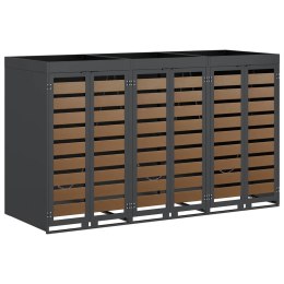 PRZECHOWALNIA NA 3 KOSZE NA ODPADY ANTRACYT