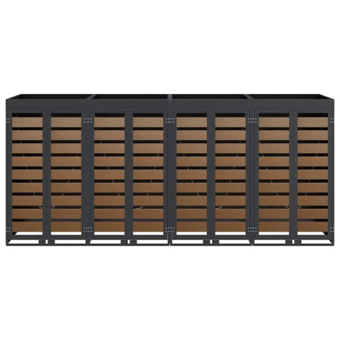 PRZECHOWALNIA NA 3 KOSZE NA ODPADY ANTRACYT