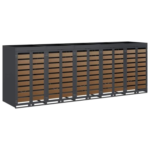 PRZECHOWALNIA NA 3 KOSZE NA ODPADY ANTRACYT