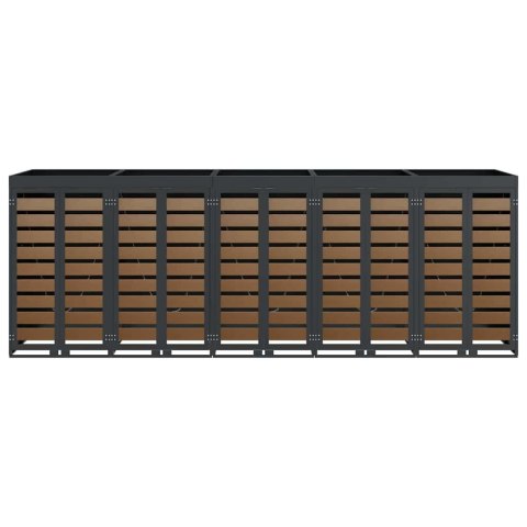 PRZECHOWALNIA NA 3 KOSZE NA ODPADY ANTRACYT