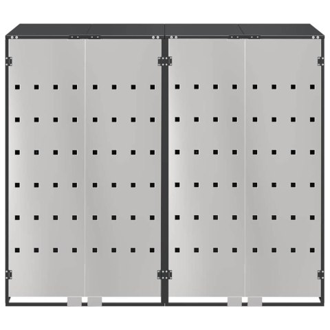 PRZECHOWALNIA NA 3 KOSZE NA ODPADY ANTRACYT