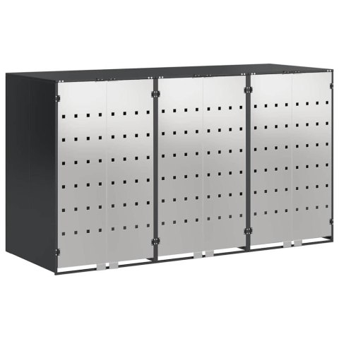 PRZECHOWALNIA NA 3 KOSZE NA ODPADY ANTRACYT