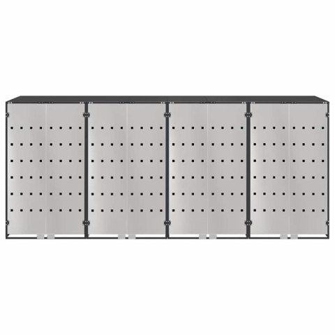 PRZECHOWALNIA NA 3 KOSZE NA ODPADY ANTRACYT