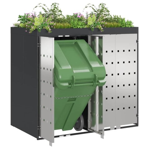 PRZECHOWALNIA NA 3 KOSZE NA ODPADY ANTRACYT