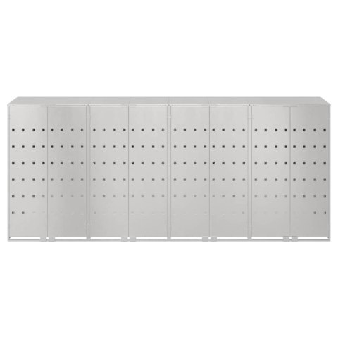 PRZECHOWALNIA NA 3 KOSZE NA ODPADY SREBRNY