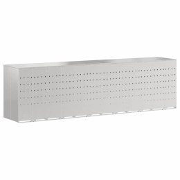 PRZECHOWALNIA NA 3 KOSZE NA ODPADY SREBRNY