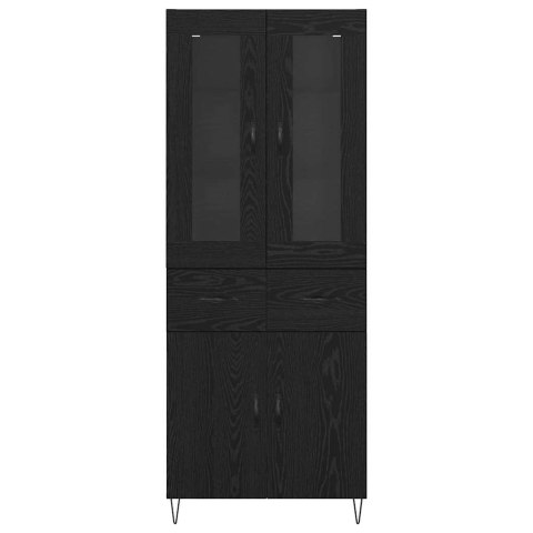 KOMODA CZARNY DĄB 69,5X34X180CM