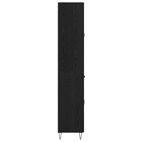 KOMODA CZARNY DĄB 69,5X34X180CM