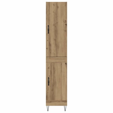 KOMODA DĄB RZEMIEŚLNICZY 69,5X34X180CM