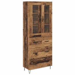 KOMODA Z SZUFLADĄ STARE DREWNO 69,5X34X180CM
