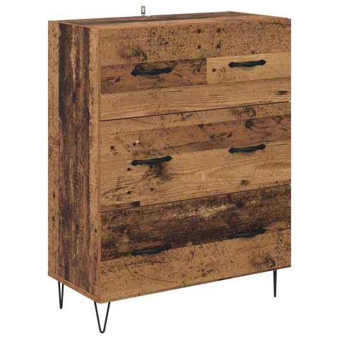 KOMODA Z SZUFLADĄ STARE DREWNO 69,5X34X180CM