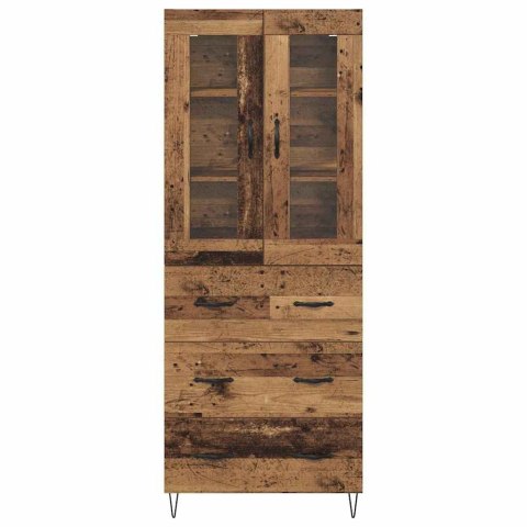 KOMODA Z SZUFLADĄ STARE DREWNO 69,5X34X180CM