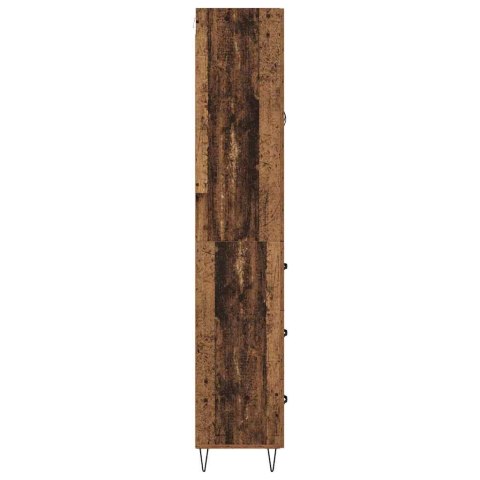 KOMODA Z SZUFLADĄ STARE DREWNO 69,5X34X180CM