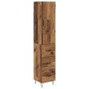 KOMODA Z SZUFLADĄ STARE DREWNO 69,5X34X180CM