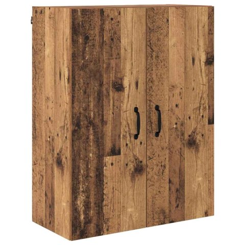 KOMODA MONTOWANE NA ŚCIANIE STARE DREWNO 69,5X34X180CM