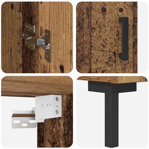 KOMODA STARE DREWNO 69,5X34X180CM