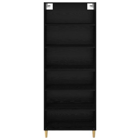 KOMODA 2 SZT. CZARNY DĄB 69,5X32,5X180CM