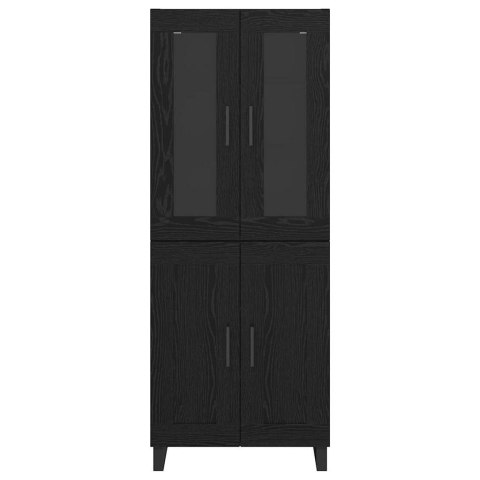 KOMODA CZARNY DĄB 69,5X34X180CM