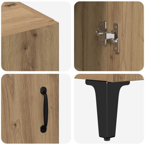 KOMODA DĄB RZEMIEŚLNICZY 69,5X34X180CM