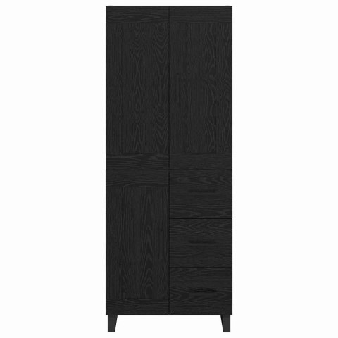 KOMODA Z SZUFLADĄ 2 SZT. CZARNY DĄB