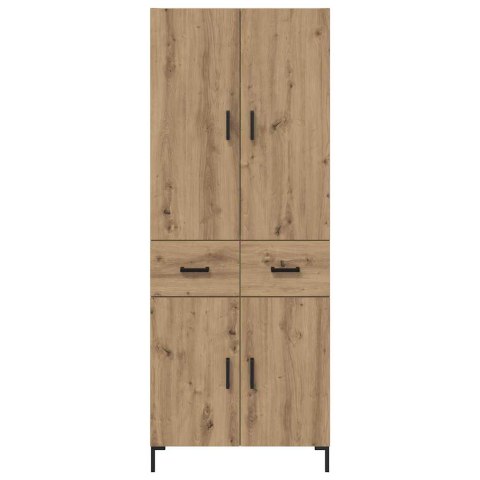 KOMODA Z SZUFLADĄ DĄB RZEMIEŚLNICZY 69,5X34X180CM