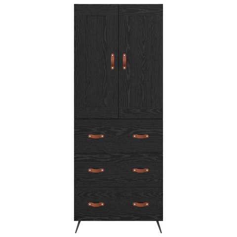 KOMODA CZARNY DĄB 69,5X34X180CM