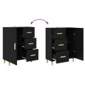 KOMODA Z SZUFLADĄ 2 SZT. CZARNY DĄB 69,5X34X180CM