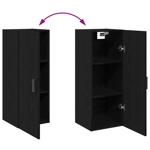 KOMODA Z SZUFLADĄ 2 SZT. CZARNY DĄB