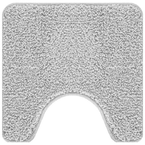 ANTYPOŚLIZGOWA MATA DO ŁAZIENKI Z WYCIĘCIEM NA TOALETĘ SZARY