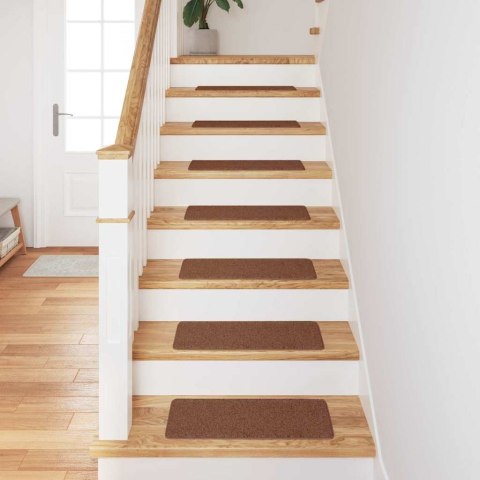 MATS ANTYPOŚLIZGOWE NA SCHODY 15 SZT. ŻÓŁTY 60X25CM PP