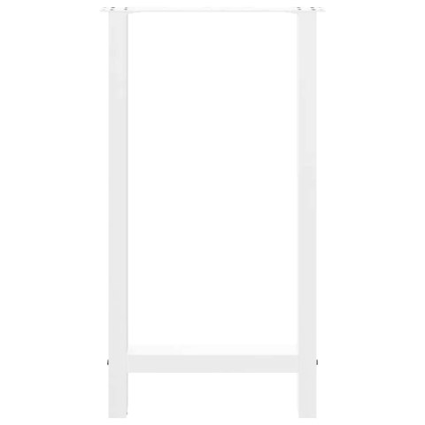 NOGI DO STOŁU BAROWEGO BIAŁE 2 SZT. 50X(90-91)CM STAL