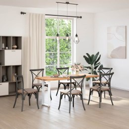 NOGI DO STOŁU KONSOLOWEGO W KSZTAŁCIE LITERY U 2 SZT. BIAŁE 38X(72-73)CM STAL