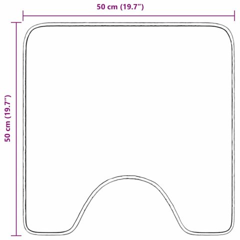 ANTYPOŚLIZGOWA MATA DO ŁAZIENKI Z WYCIĘCIEM NA TOALETĘ ZIELONY