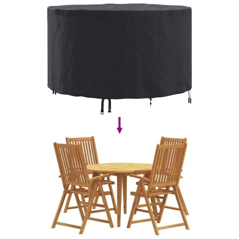 POKROWIEC NA MEBLE OGRODOWE 128X128X71CM TKANINA 210D