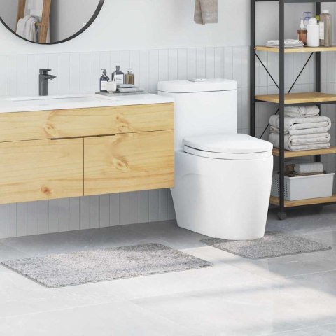 ZESTAW MAT ŁAZIENKOWYCH ANTYPOŚLIZGOWYCH 2 SZT. SZARY PP