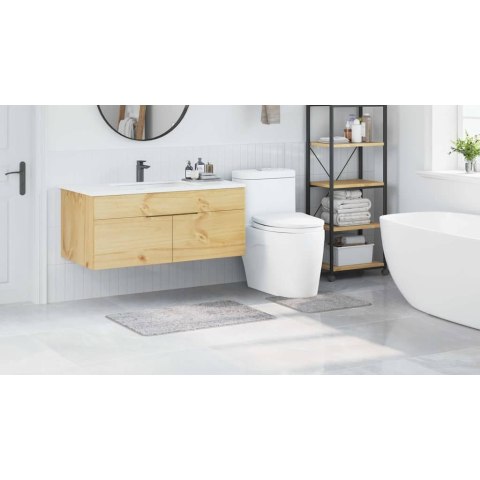 ZESTAW MAT ŁAZIENKOWYCH ANTYPOŚLIZGOWYCH 2 SZT. SZARY PP