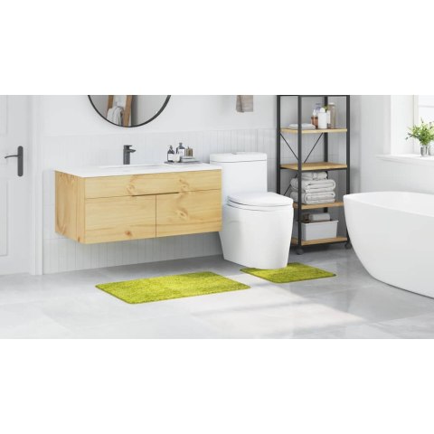 ZESTAW MAT ŁAZIENKOWYCH ANTYPOŚLIZGOWYCH 2 SZT. ZIELONY PP