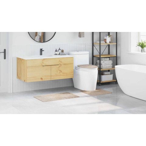 ZESTAW MAT ŁAZIENKOWYCH ANTYPOŚLIZGOWYCH 3 SZT. KREMOWY