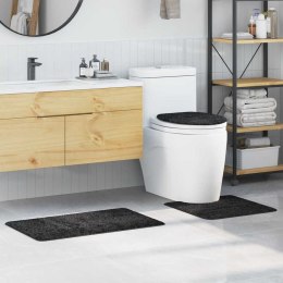 ZESTAW MAT ŁAZIENKOWYCH ANTYPOŚLIZGOWYCH 3 SZT. CIEMNO SZARY