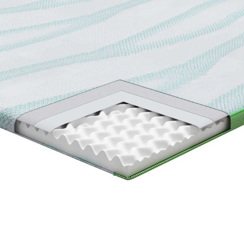 VidaXL Podkłady na materac Biały i zielony 90 x 200 cm