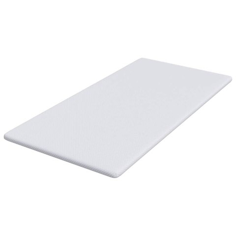 PODKŁADKA NA MATERAC MEMORY FOAM ŻAKARD BIAŁA WYGODNA JAKOŚĆ KOMFORT TRWAŁA