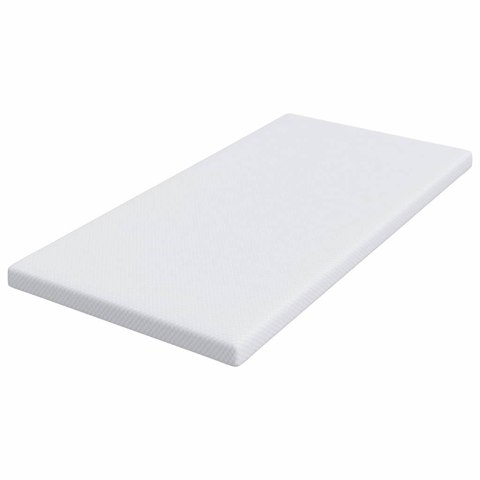 PODKŁADKA NA MATERAC MEMORY FOAM ŻAKARD BIAŁA 100X200X7CM WYGODNA JAKOŚĆ