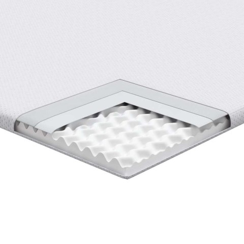 VidaXL Podkłady na materac Biały 140 x 190 cm