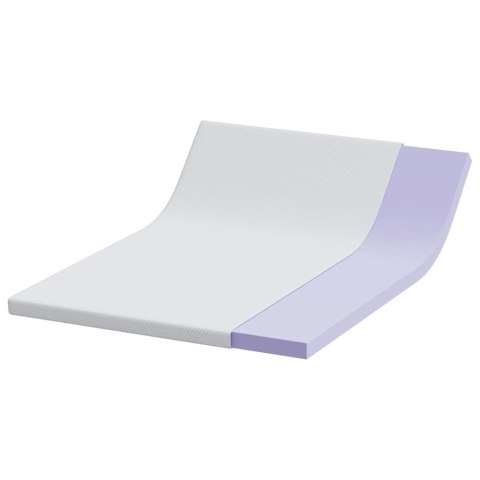 PODKŁADKA NA MATERAC MEMORY FOAM ŻAKARD BIAŁA 140X200X7CM WYGODNA JAKOŚĆ