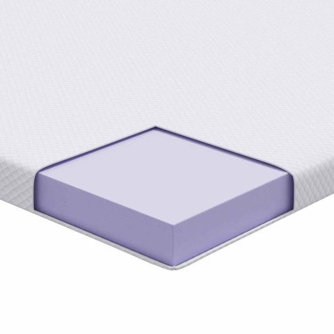 PODKŁADKA NA MATERAC MEMORY FOAM ŻAKARD BIAŁA 140X200X7CM WYGODNA JAKOŚĆ