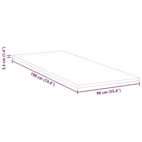 VidaXL Podkłady na materac Biały 90 x 190 cm