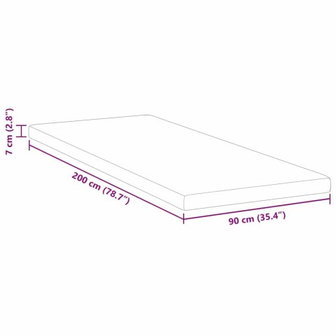 PODKŁADY NA MATERAC BIAŁY 90X200CM