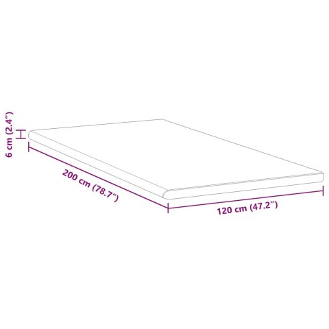 PODKŁADY NA MATERAC BIAŁY I ZIELONY 120X200CM