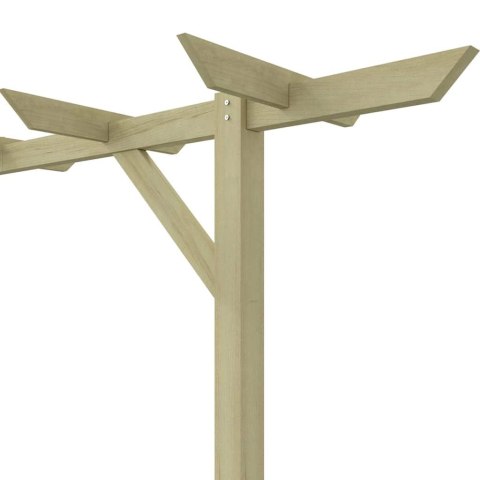 PERGOLA OGRODOWA 205X 40X 203CM DREWNO