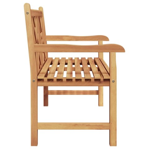 VidaXL Ławka ogrodowa Brązowy 114 x 60 x 90 cm Lite drewno tekowe